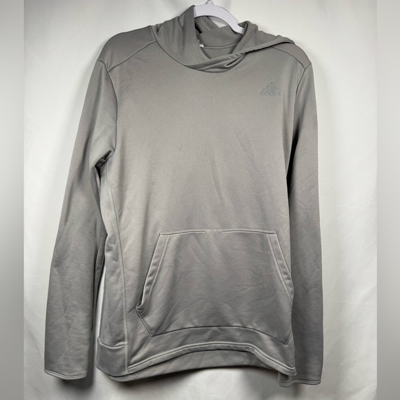 Adidas Light Grey Hoodie L - Picture 1 of 7
